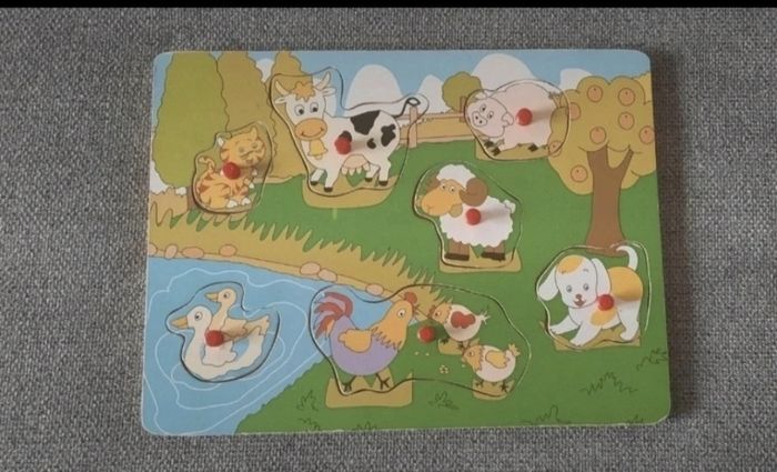 Puzzle bois ferme - photo numéro 2