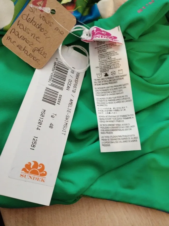 Maillot de bain Sundek taille L - photo numéro 9
