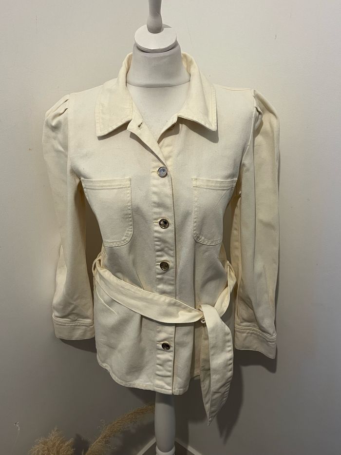 Veste chemise écrue only S