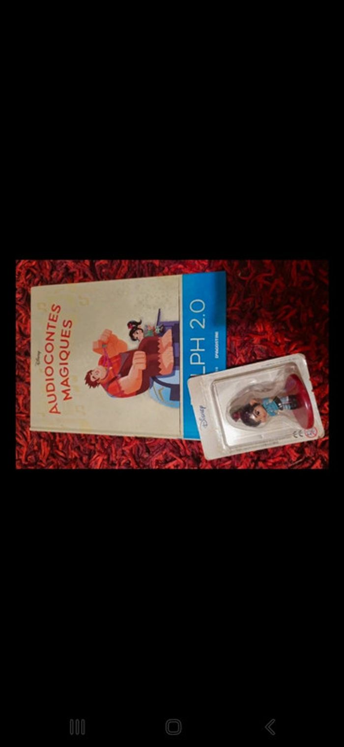 Livre et figurine 64 des audiocontes Magiques altaya audio conte audio compte disney