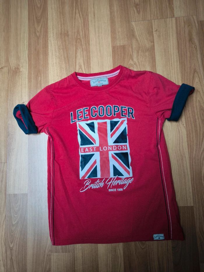 Tee shirt rouge Lee cooper