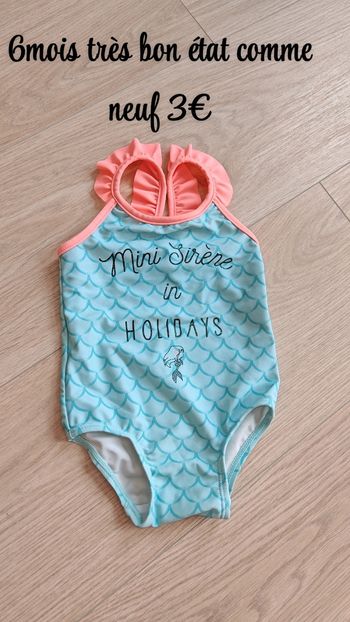 Maillot de bain 6mois Kiabi 