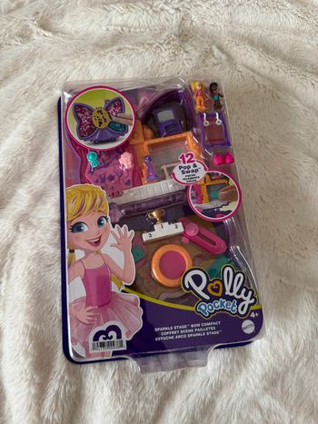 Coffret polly pocket scène paillette
