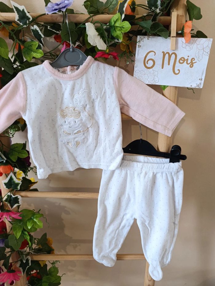 Pyjama 2 pièces - 6mois - Meli Mellow - photo numéro 2