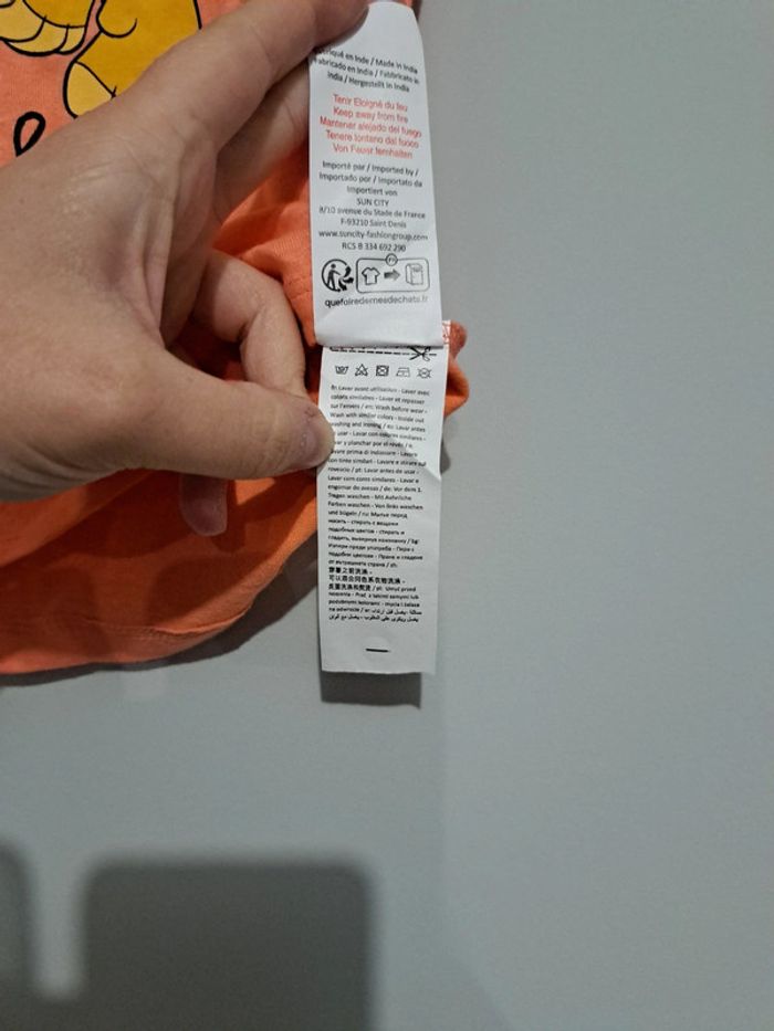 T-shirt corail Simba Disney 100 ans - photo numéro 5