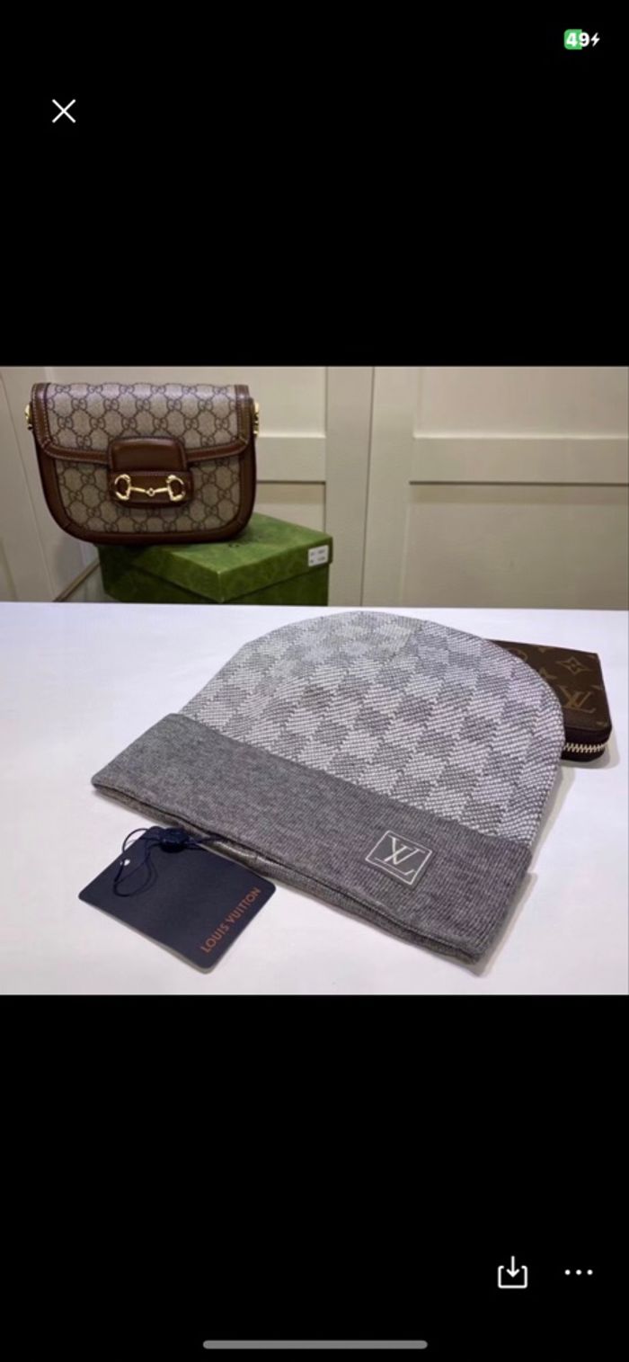 Bonnet lv gris
