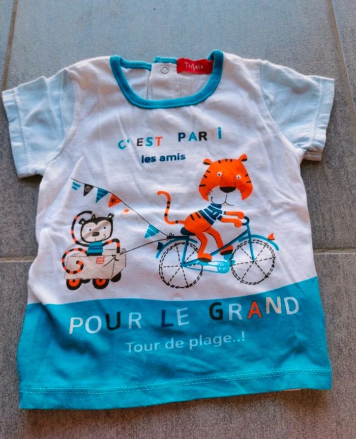 T-shirt bébé garçon 12 mois été