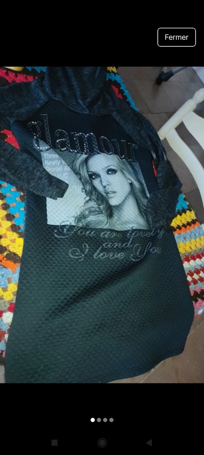 Très belle robe pull e6