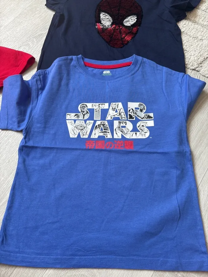 Lot tee shirt garcon ete 6 ans neuf - photo numéro 4