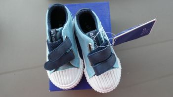 Chaussures en toile - bébé garçon NEUF - Absorba - pointure 21