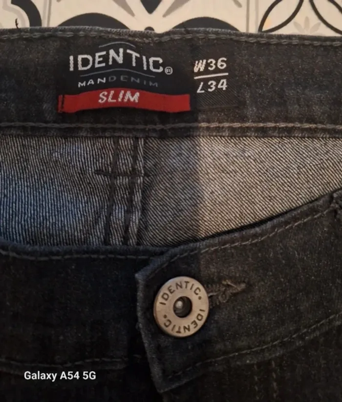 🎀 jeans man denim taille 46 🎀 - photo numéro 2