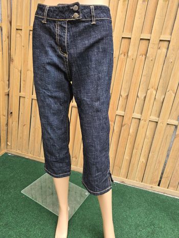 capri jeans jort rétro pin-up neuf 🍒Vintage 90🍒taille 42/44