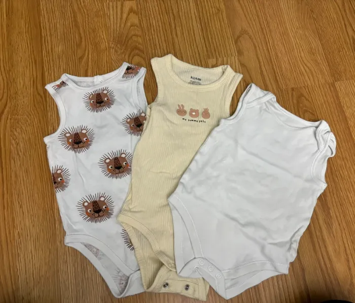 Lot de 3 bodys marcel