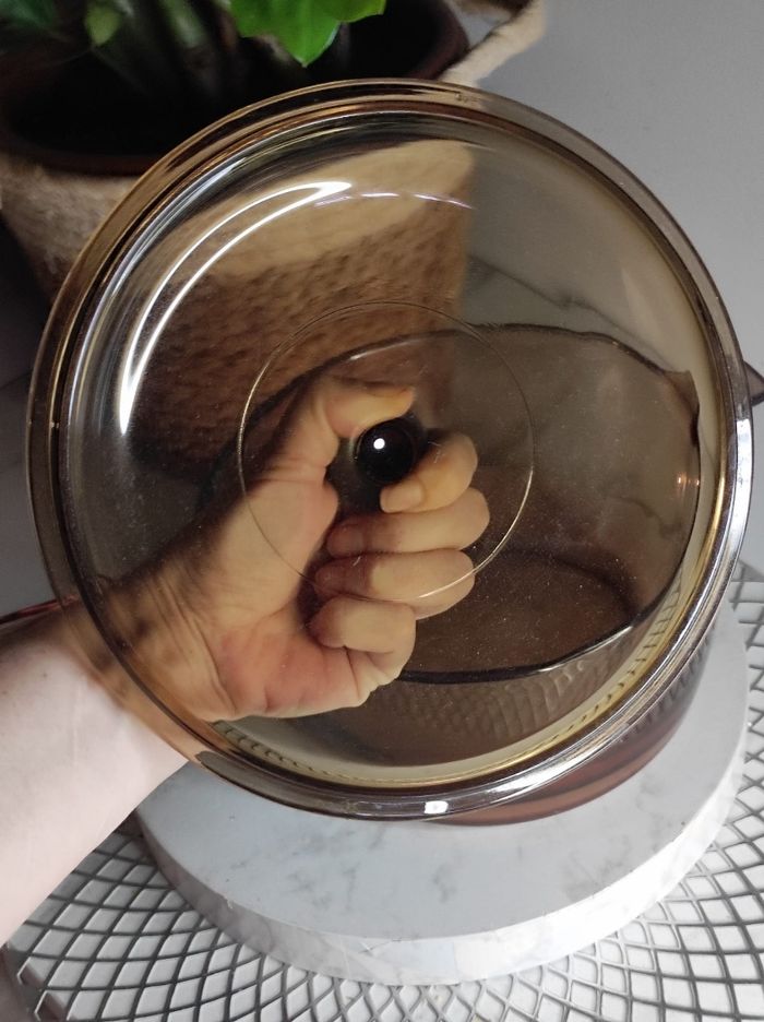 Casserole en verre ambré vision - photo numéro 4