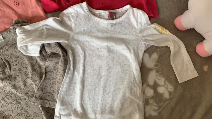 Lot de 4 tee shirt manches longues 12 mois - photo numéro 2