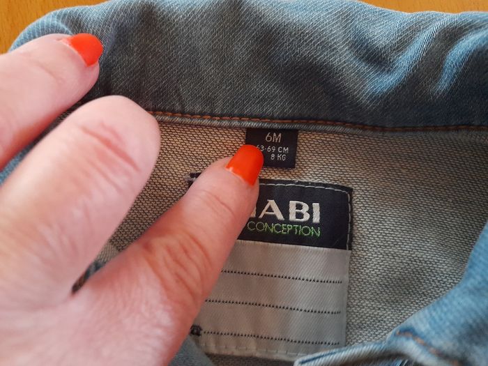 Veste en jean bébé - photo numéro 2