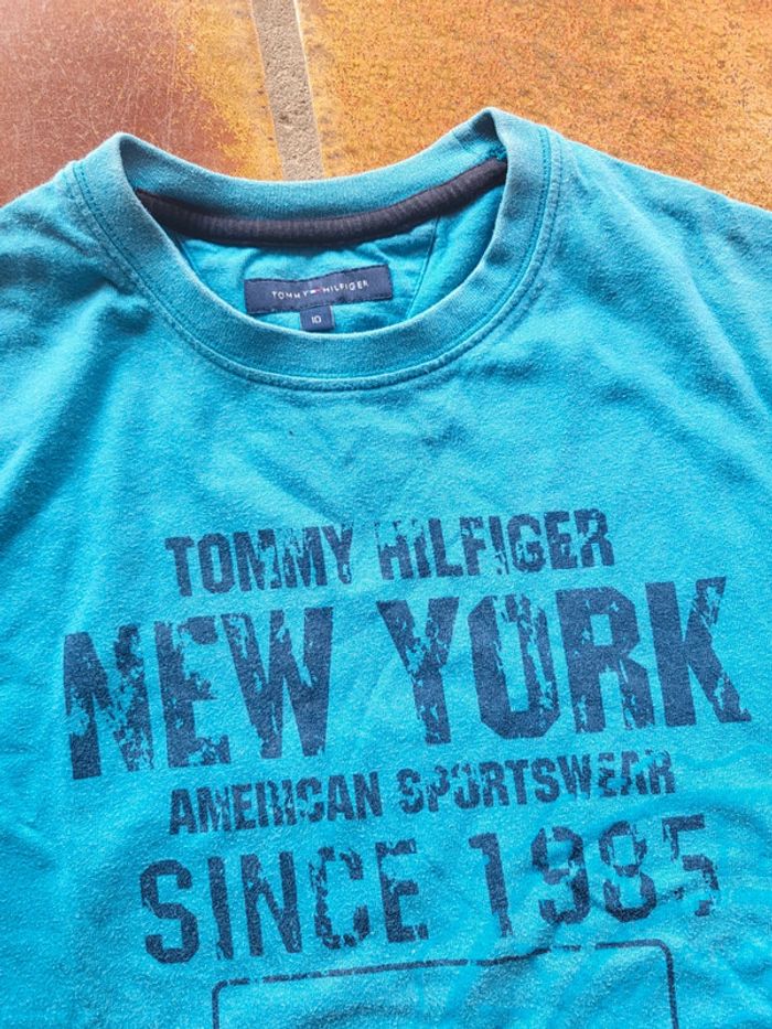 Tee-shirt garçon 12ans tommy hilfiger - photo numéro 2