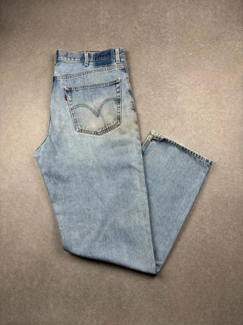 Jean pantalon coupe droite 550 levis bleu W38 L34