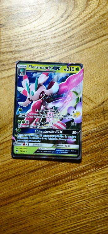 Carte pokemon Floramantis GX  15/149