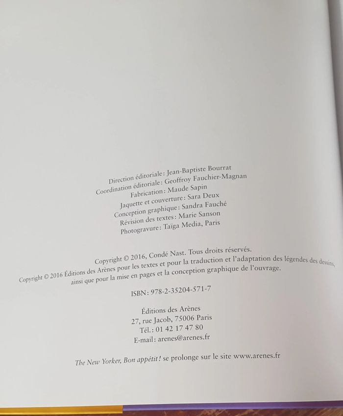 Livre The New Yorkeur - Bon appétit ! Complet avec les cartes postales - photo numéro 4