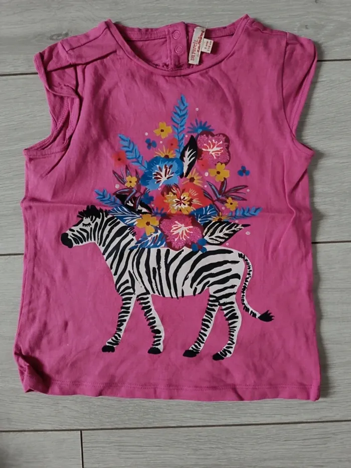 Tee shirt dpam avec ouverture dos 5 ans