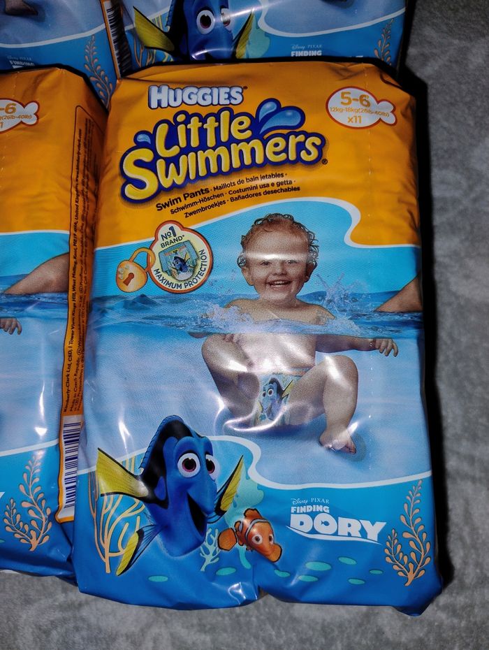 Couche culottes de bain piscine huggies little swimmers taille 5-6 - photo numéro 2