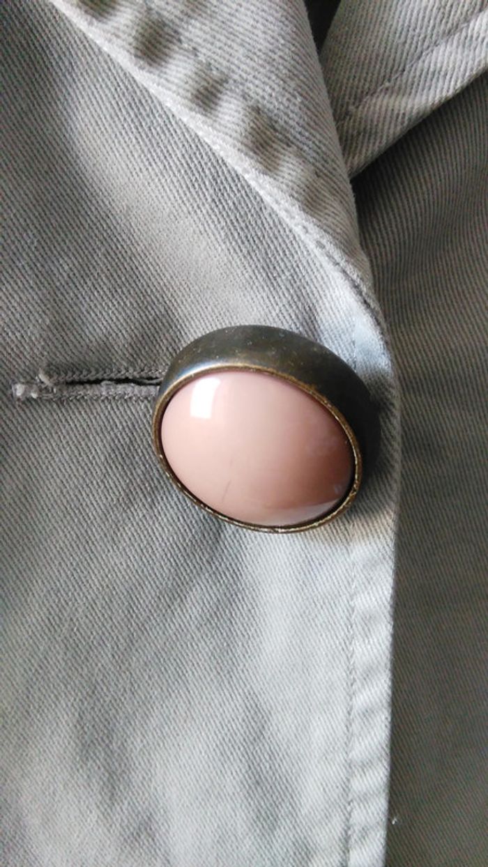 Veste jean gris manche 3/4 Jennyfer - photo numéro 5