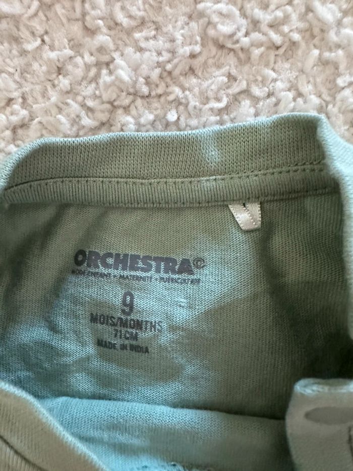 Tee shirt manche longue 9 mois orchestra - photo numéro 2