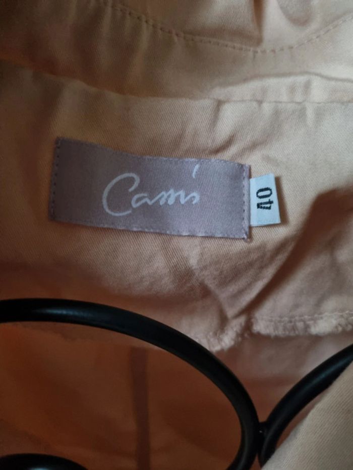Veste mi longue rose pâle - photo numéro 2