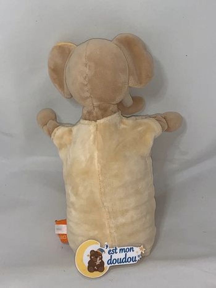 MR04 Doudou marionnette éléphant Moulin Roty - photo numéro 2