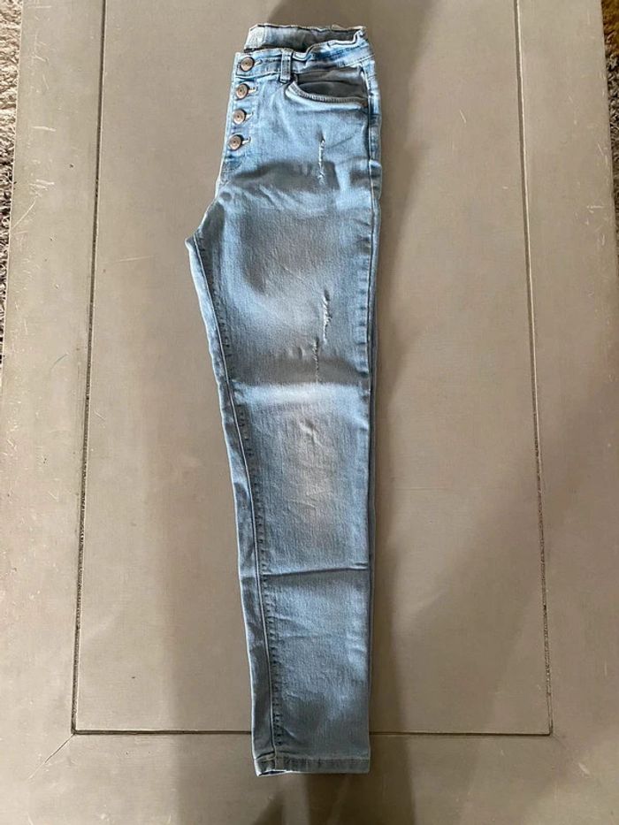 Jean’s kiabi slim 12 ans demin bleu clair - photo numéro 11
