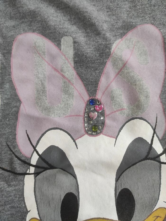 Tee-shirt Daisy manches longues fille 8 ans - photo numéro 4