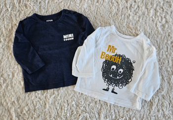 T-shirts manches longues 1 mois