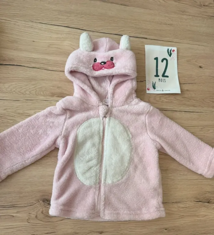 Lot de 6 vêtements bébé fille automne hiver  12 mois - photo numéro 3