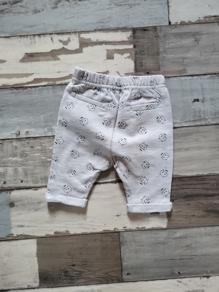 Pantalons "Inextenso" 1-3mois - photo numéro 3