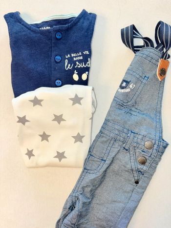 Lot 3 pièces 6 mois