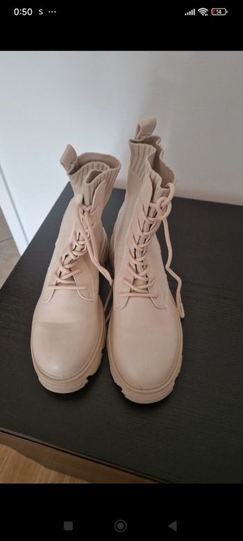 Bottine beige