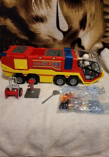 Camion de pompiers playmobil