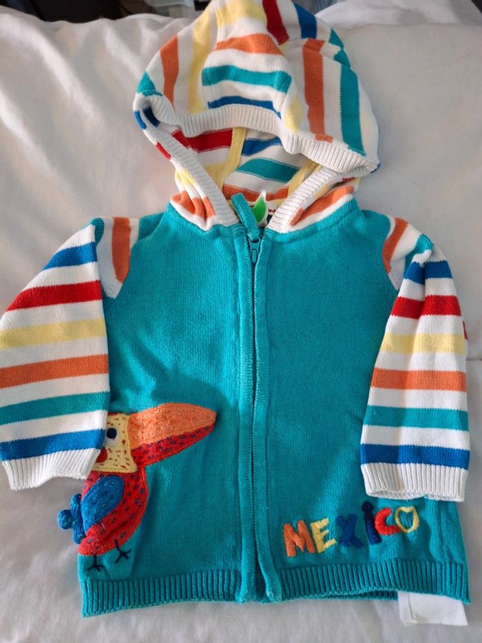 Gilet Mexico à capuche