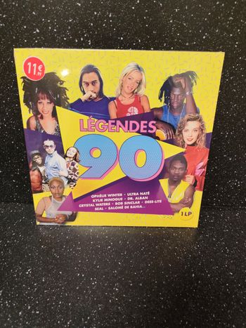 Vinyle légendes 90 sous blister