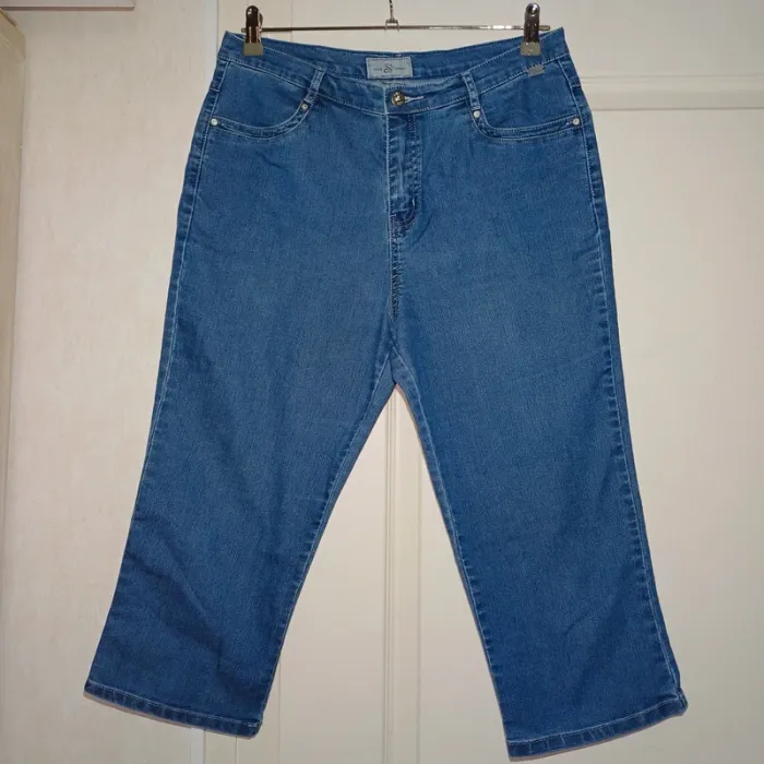 Jeans pantacourts Carla Simoni - photo numéro 2