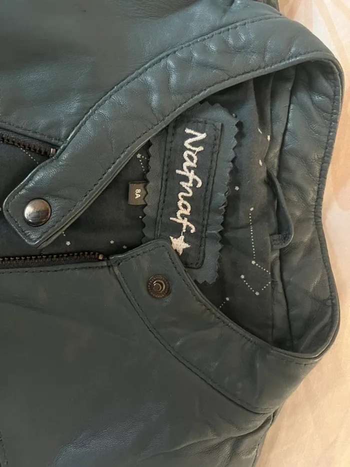 Veste Blazer cuir Naf Naf - photo numéro 2