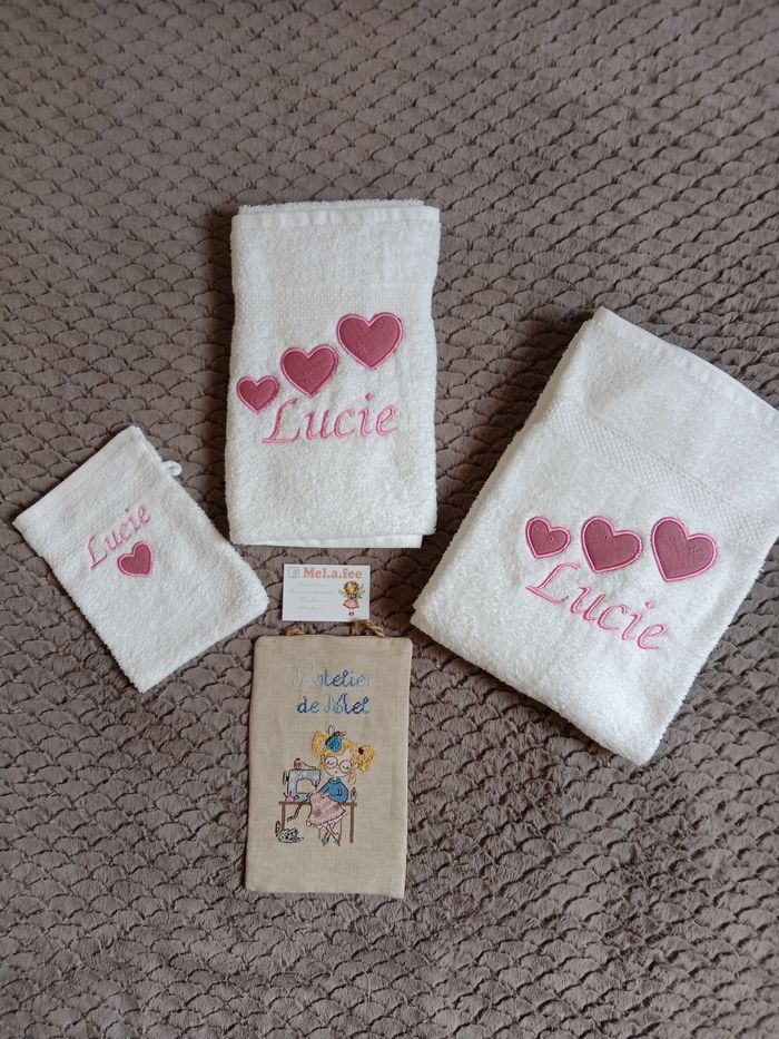 Lot de serviettes personnalisées