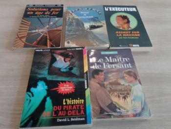 Lot de 5 livres de poche(15)(1€ les 5)