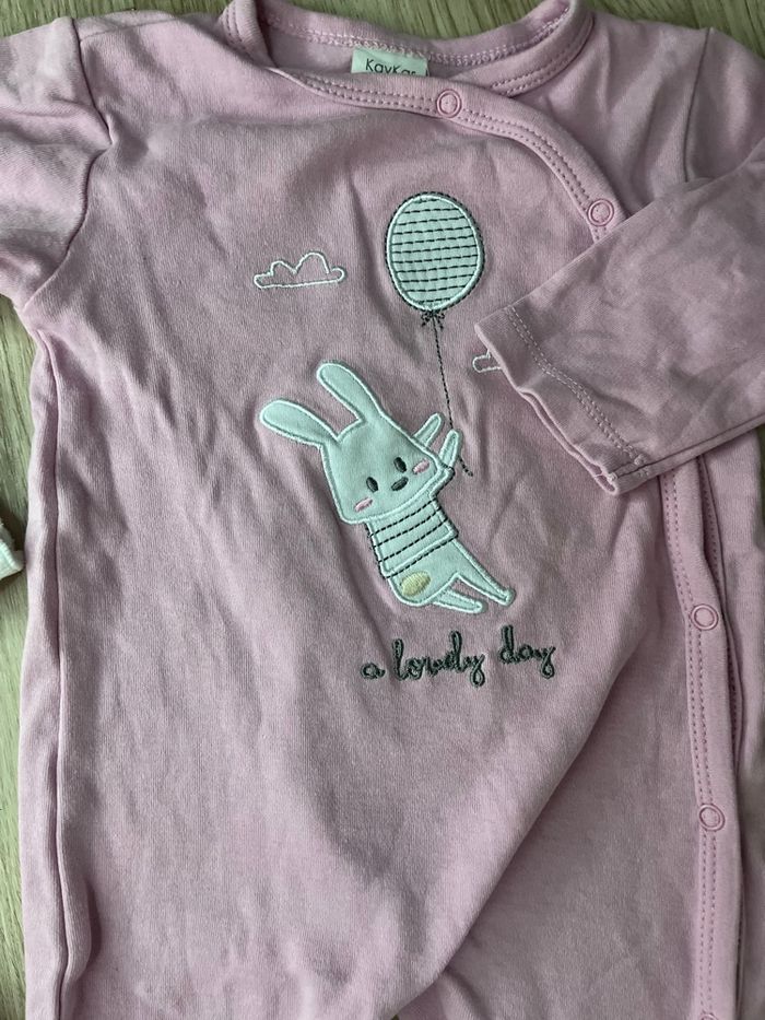 Lot de 4 pyjamas 3 mois fille - photo numéro 2