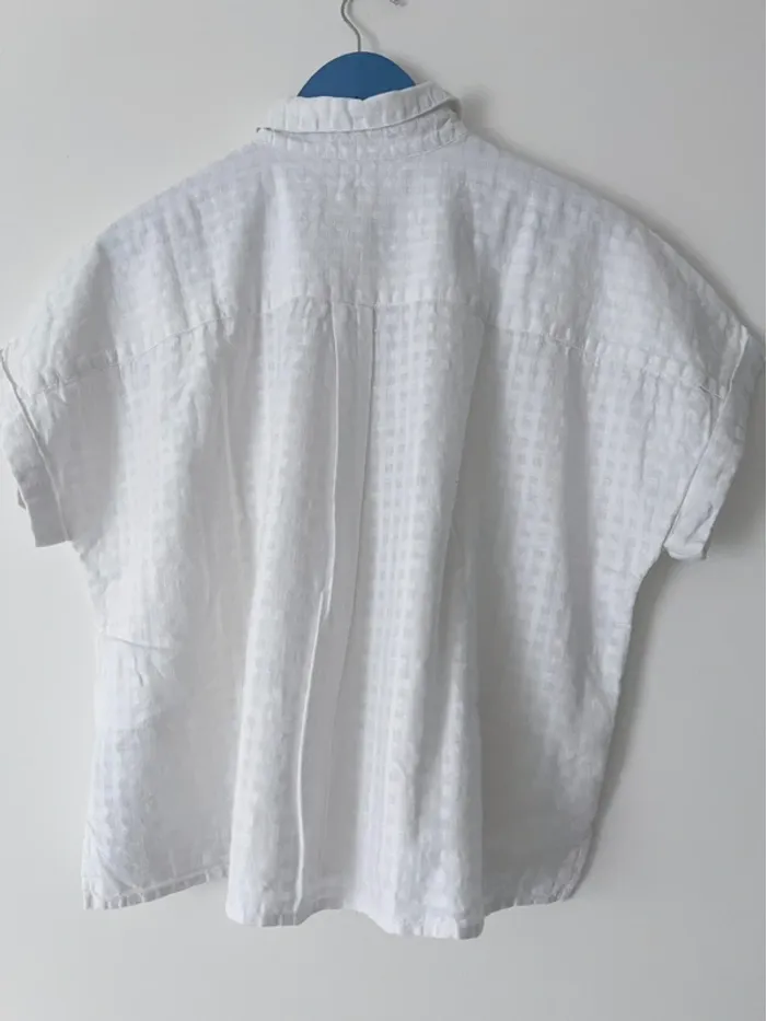 Chemise blanche manches courtes Levi’s taille M oversized - photo numéro 2