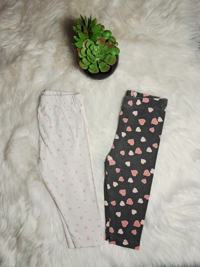 Lot de 2 leggings