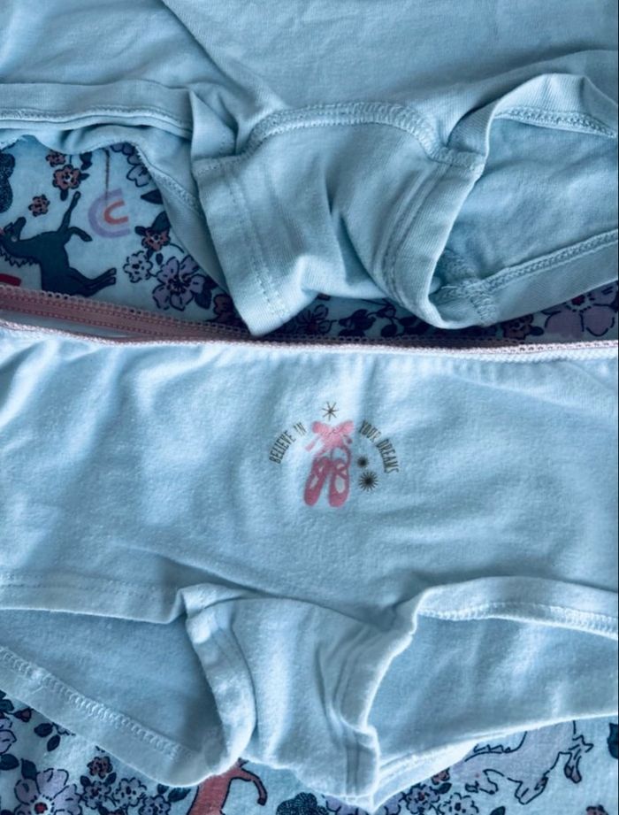 Lot de culottes fille 3ans 100% coton - photo numéro 5