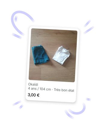 🩷 Ensemble tee-shirt ML short 4 ans Kiabi/OKaïdi #emyfleury_4ansfille