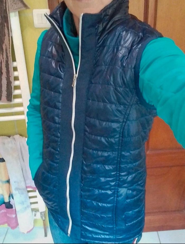 Veste sans manches femme bleu - photo numéro 2